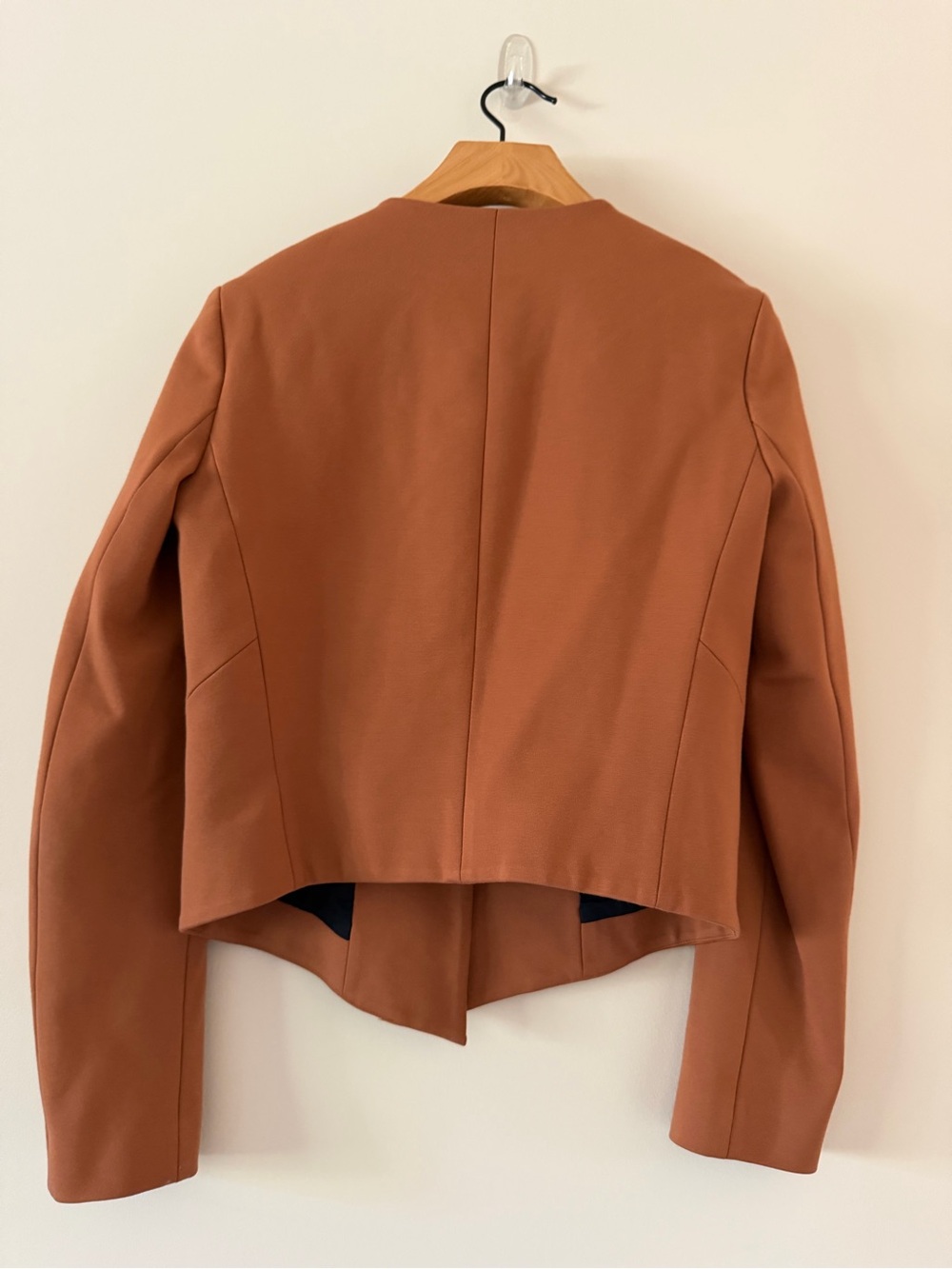 Women’s Open-Front Rust Blazer by Icone - Picture 2 of 6